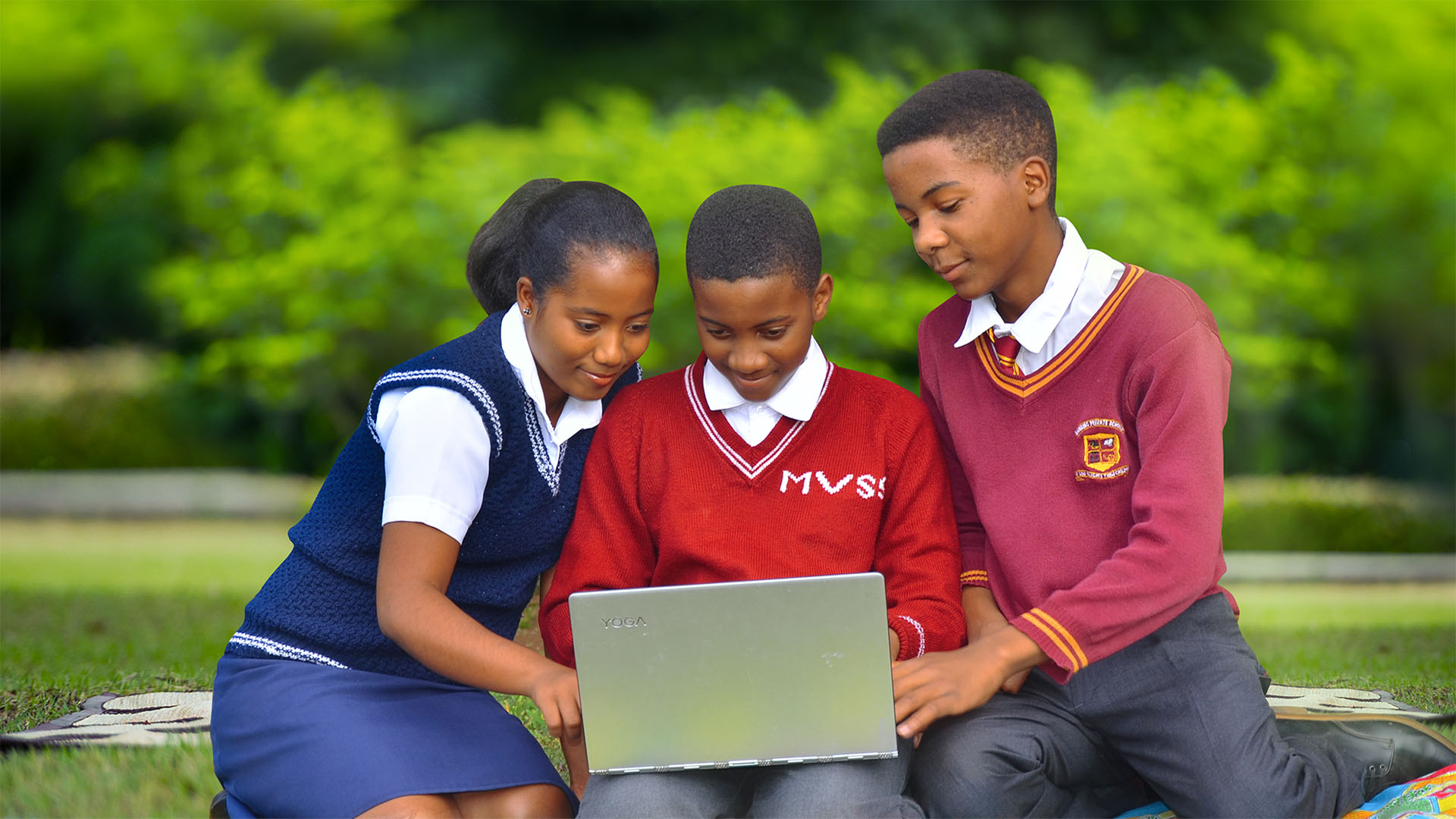 A learner studying with Padziwe educational resources.